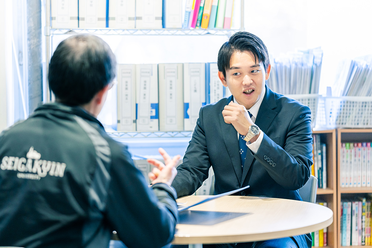 キャリアサポートの様子