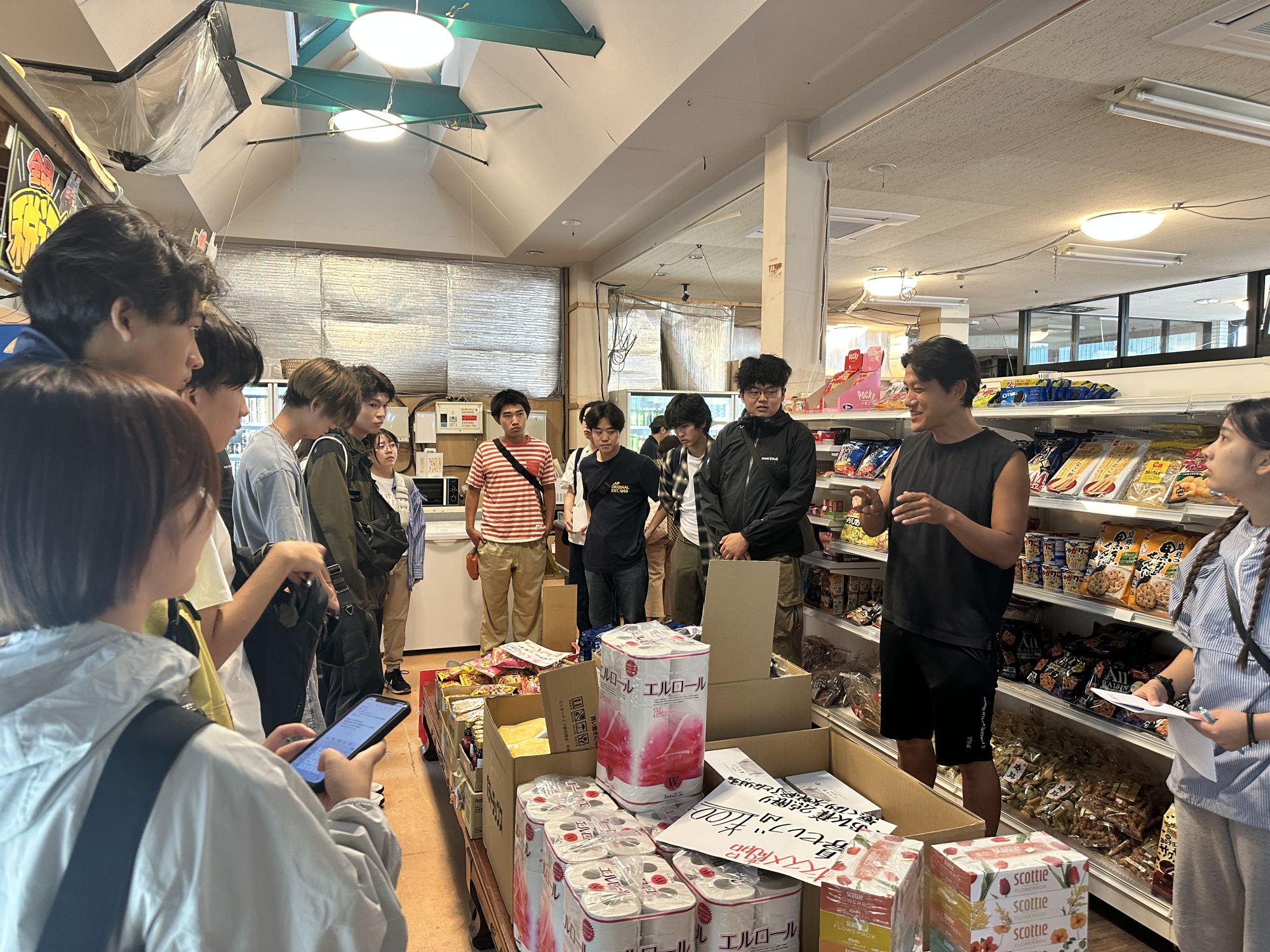 輪島市町野町にある「もとやスーパー」の本谷代表にお話を伺いました