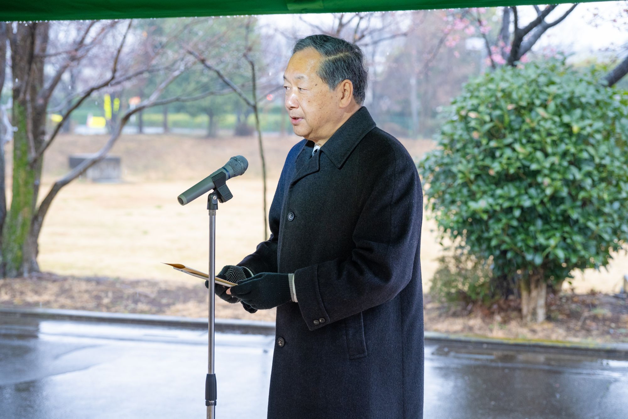 学校法人聖学院 菊地順院長による奨励