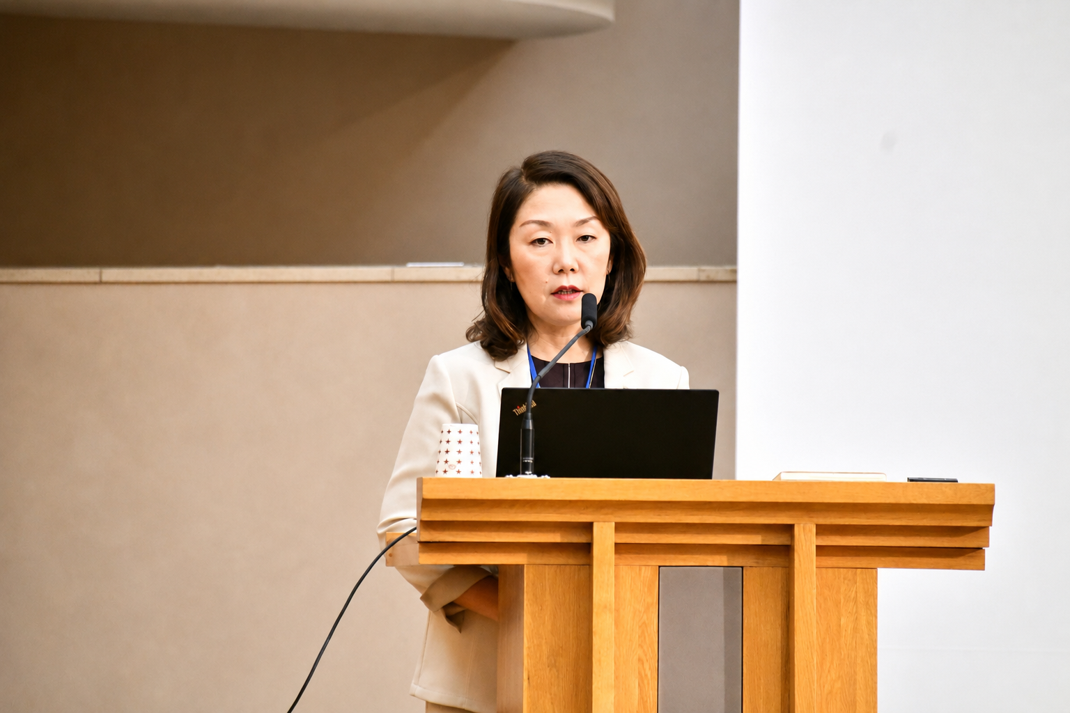 『教育とは、未来をつくる大切な営み』と語る田村綾子理事長